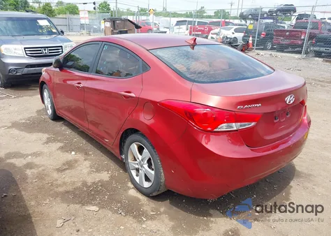 2013 Hyundai Elantra Gls from USA, damaged, VIN 5NPDH4AE5DH376035